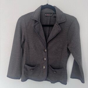 Licorice Gray Blazer Size Medium